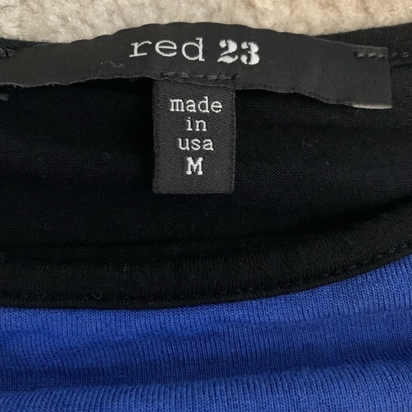 Red 23 Women Long Maxi Stripe Summer Tank Dress Blue Gray Black Size Medium - Picture 5 of 6